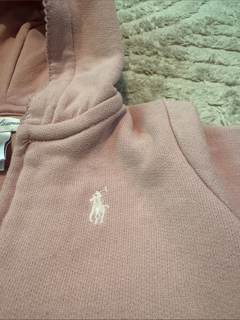 Ralph Lauren Pink Hoodie & Jogger Set - Girls